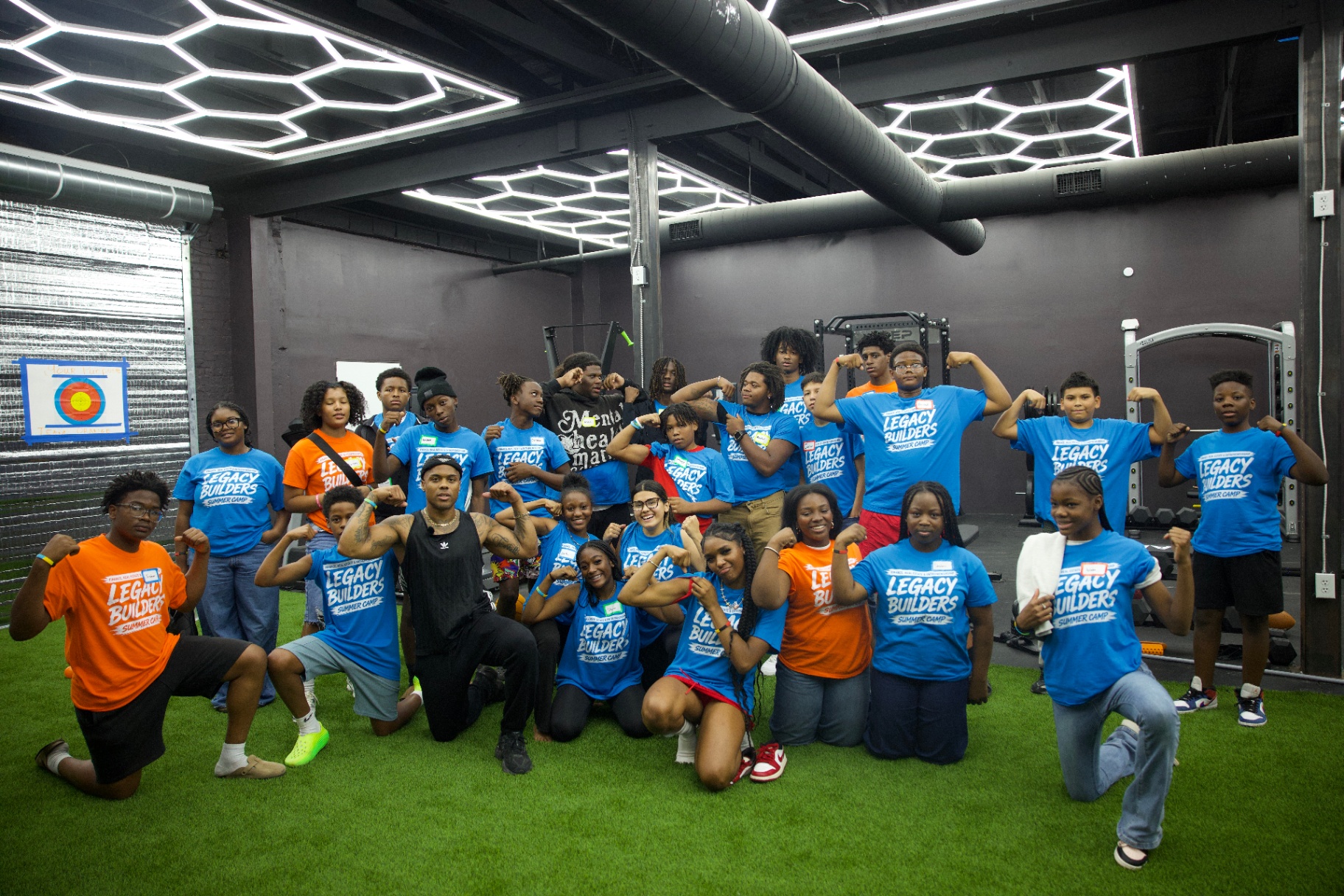 Members training on the gym floor at G3 Health Club in South Dallas